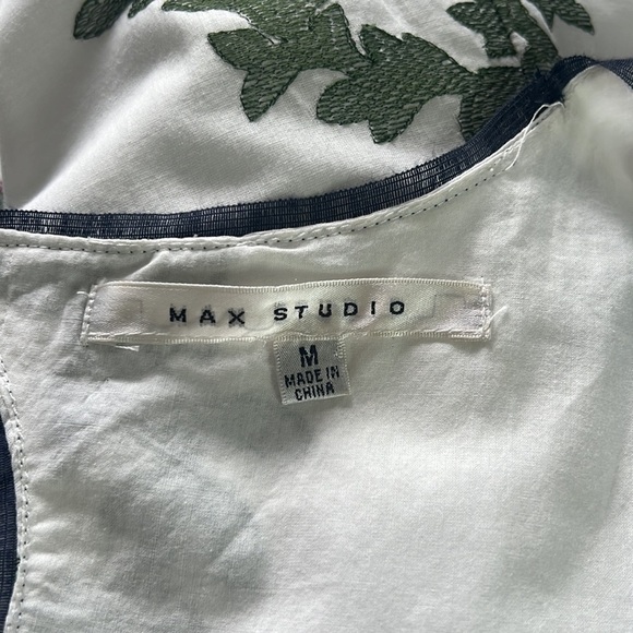 Max Studio Floral Embroidery Sleeveless Women’s Dress Size M - Picture 10 of 14